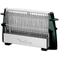 Moulinex Multipan A15453 - Tostador clásico de 760 W para todo tipo de pan- negro-inox